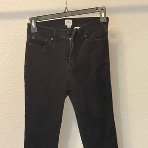 J crew black skinny jeans size 26